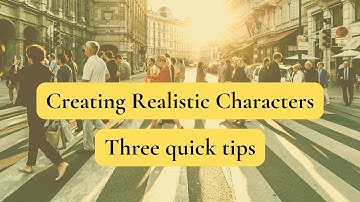 Creating Realistic Characters | Creative Writing Tips [+ Free resource]