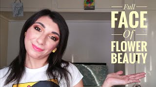 FULL FACE USING ONLY FLOWER BEAUTY || Valentina B Dabrowska