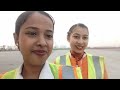 Before Boarding staff crew ki wait karti huyi😂✈️ | Ground staff vlogging | aviation | vlog 