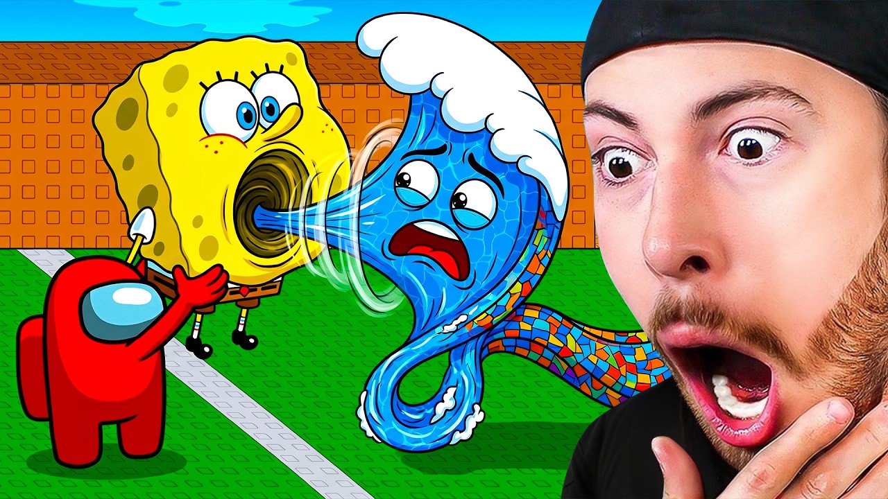 Among Us VS BRAINROT TSUNAMI?! (Funny Animation)
