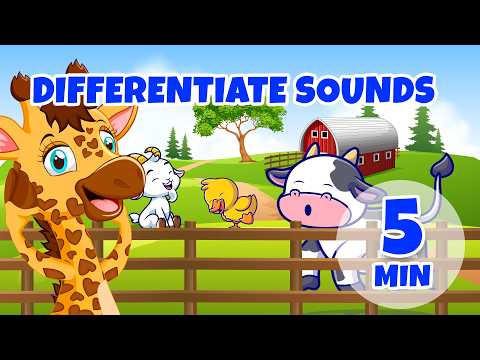 Differentiating Sounds - 5 min Giramille | Nursery Rhymes and Kids Songs
