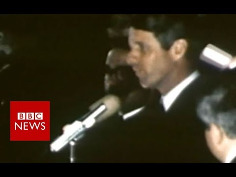 The moment Americans heard Martin Luther King Jr had died - BBC News