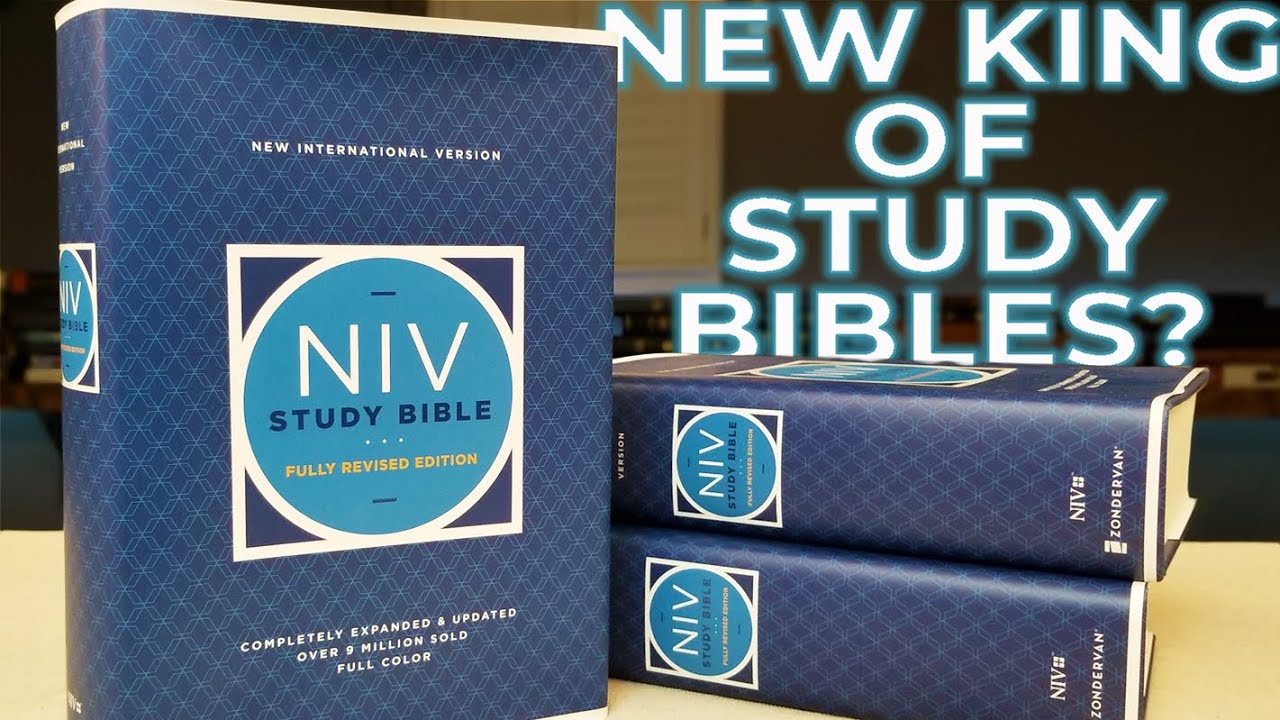 Учебная Библия NIV / Полностью переработанное издание (в твёрдом переплёте) от Zondervan - Обзор