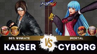KOF XV ▰ KAISER (Kyo/Ryo/Terry) 🆚 CYBORG (Kula/Ralf/O.Yashiro) 🎞️Replay Match - 4/26