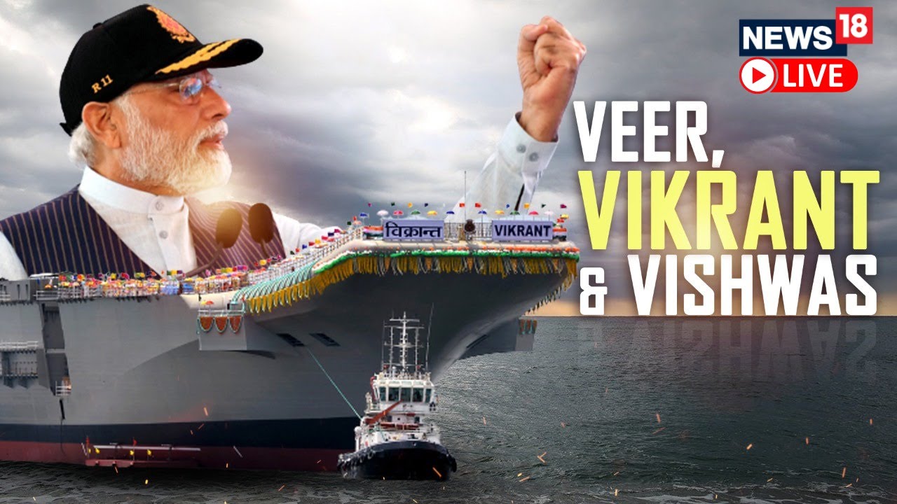INS Vikrant LIVE | PM Modi Commissions INS Vikrant | Indian Navy | INS Vikrant | English News LIVE