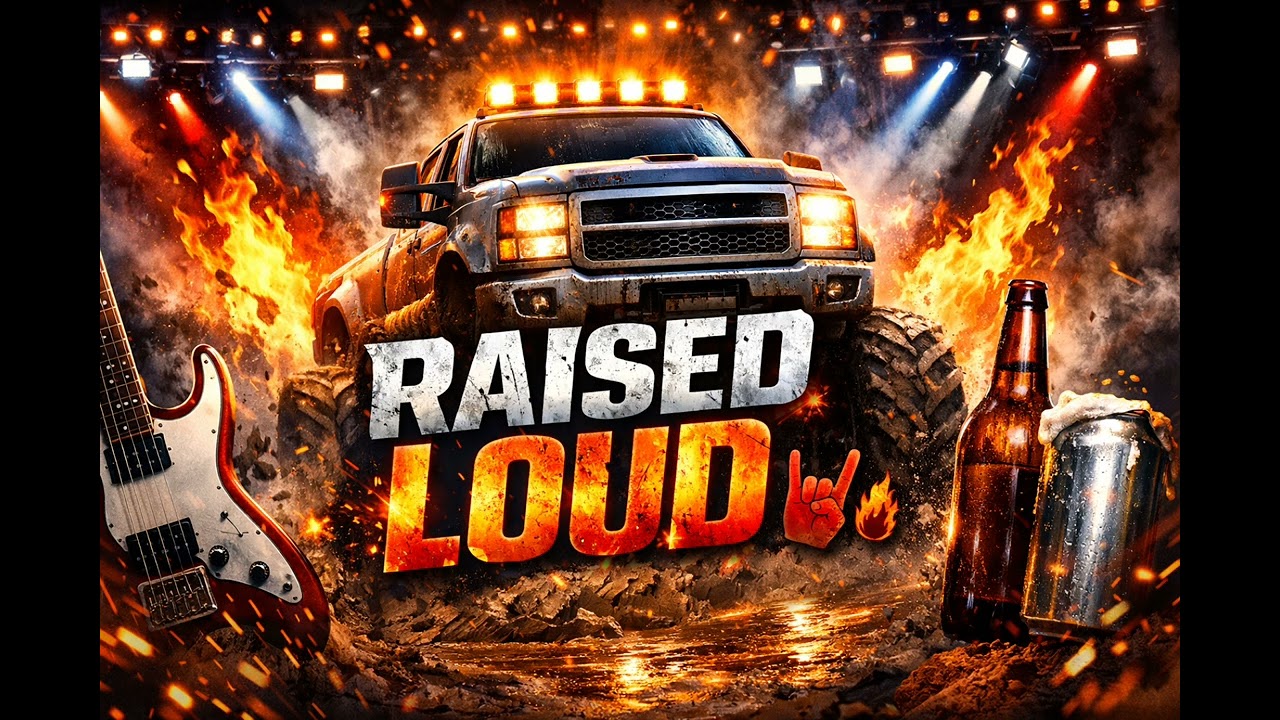 RAISED LOUD 🤘 Country Rap Meets 80’s Hair Metal 