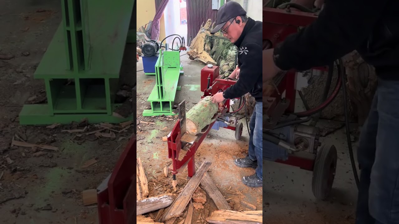 Revolutionize Your Yard Work: 15-Ton Hydraulic Wood Splitter