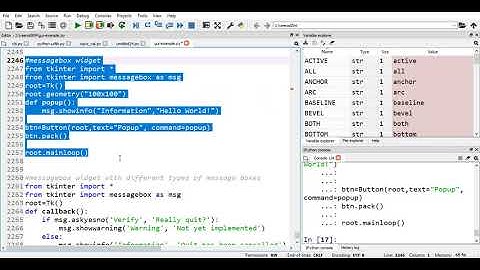 Python GUI Programming-Tkinter MessageBox Widget