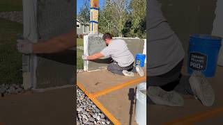 Cracked stucco to smooth Venetian #microcement ￼ Net Worth