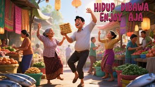 Hidup Dibawa Enjoy Aja Official Lyric Video Song  #happiness #enjoy #song #music #vibes