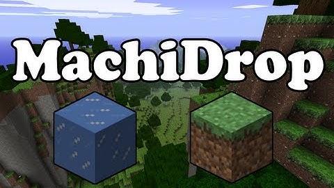 Bukkit: MachiDrop - New Block Drops