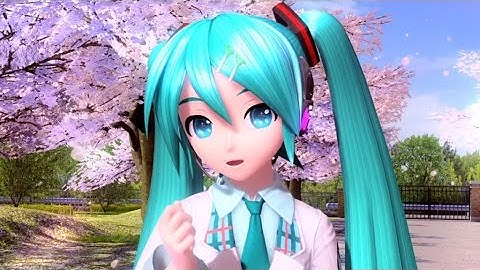 Hatsune Miku: Project DIVA Future Tone - [PV] "Sakura no Ame" (Romaji/English/Español Subs)