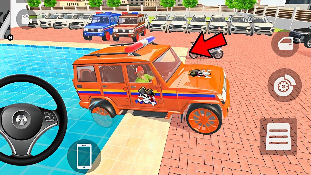 🚨Modified Car Wala: Franklin Order 😱 In Indian Foutuner And create drives A🤑Indian Police SUV Game