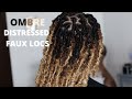 Ombre Distressed Faux Locs 2020