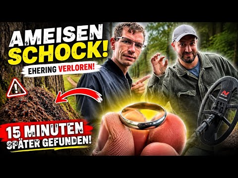 Ehering beim Ameisenschock verloren 😱 15 Minuten später das Happy End! | Ringrettung bei Lüneburg
