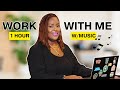 Work With Me | 1 Hour | Pomodoro Productive Session With Music