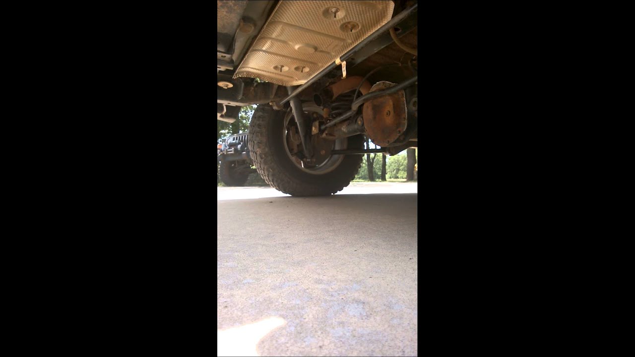 Jeep JK 3.8L muffler delete YouTube