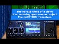 Ham Radio - The RS-918 clone of a clone of an outstanding open source SDR transceiver, the mcHF.