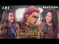 My fiance  i watch arcane for the first time  1x1 welcome to the playground reaction  review