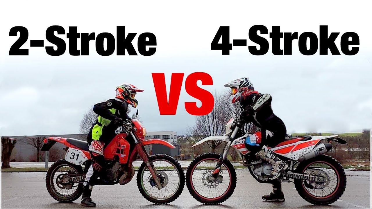 2 Stroke Vs 4 Stroke Honda Crm 125 Vs Beta Rr 125 Lc Youtube