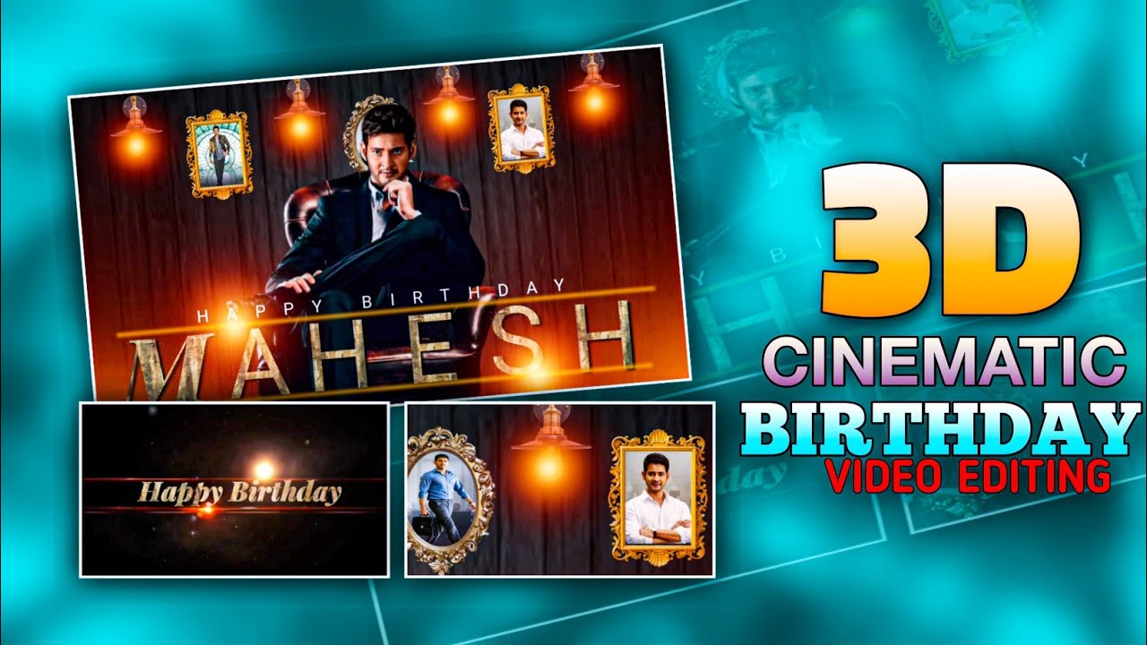 3D Birthday Video Editing Alight Motion | Cinematic Video Editing Alight Motion | Birthday Status