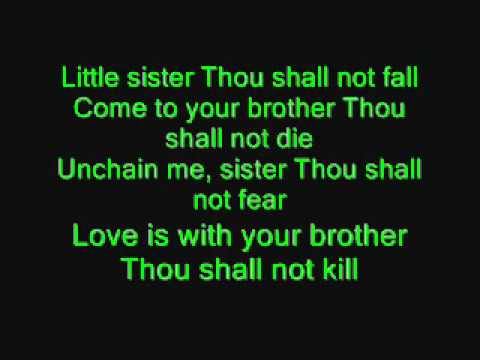 Cry Little Sister Aiden Lyrics By G Tom Mac Youtube
