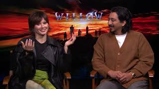 Willow stars Ruby Cruz & Tony Revolori on using swords, horseback riding & doing Scooby-Doo voices!