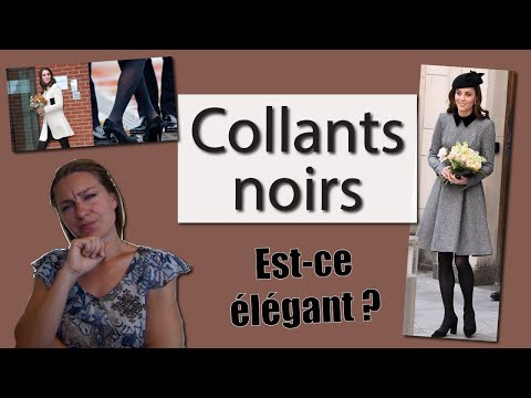 Vidéo: Comment porter des collants noirs