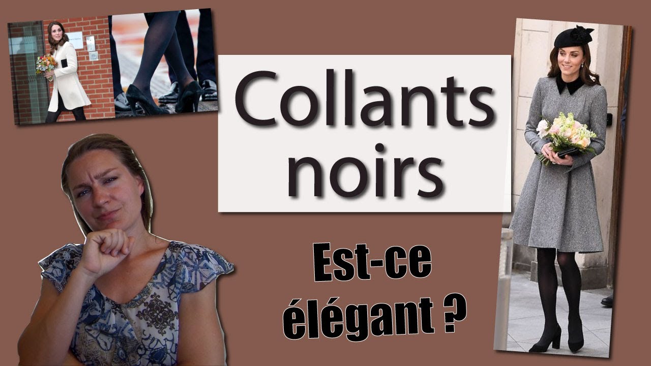 Collants Noirs KIM Avec Motif Bas - Tailles S à L - Élégants Et Neufs Avec étiquettes
