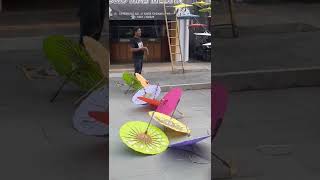 Proses Pemasangan Payung D Cihideng Kota Ta.