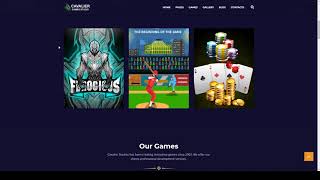 Cavalier - Gaming Studio WordPress Theme  RTL Gaming themes gaming templates Easy Create Website
