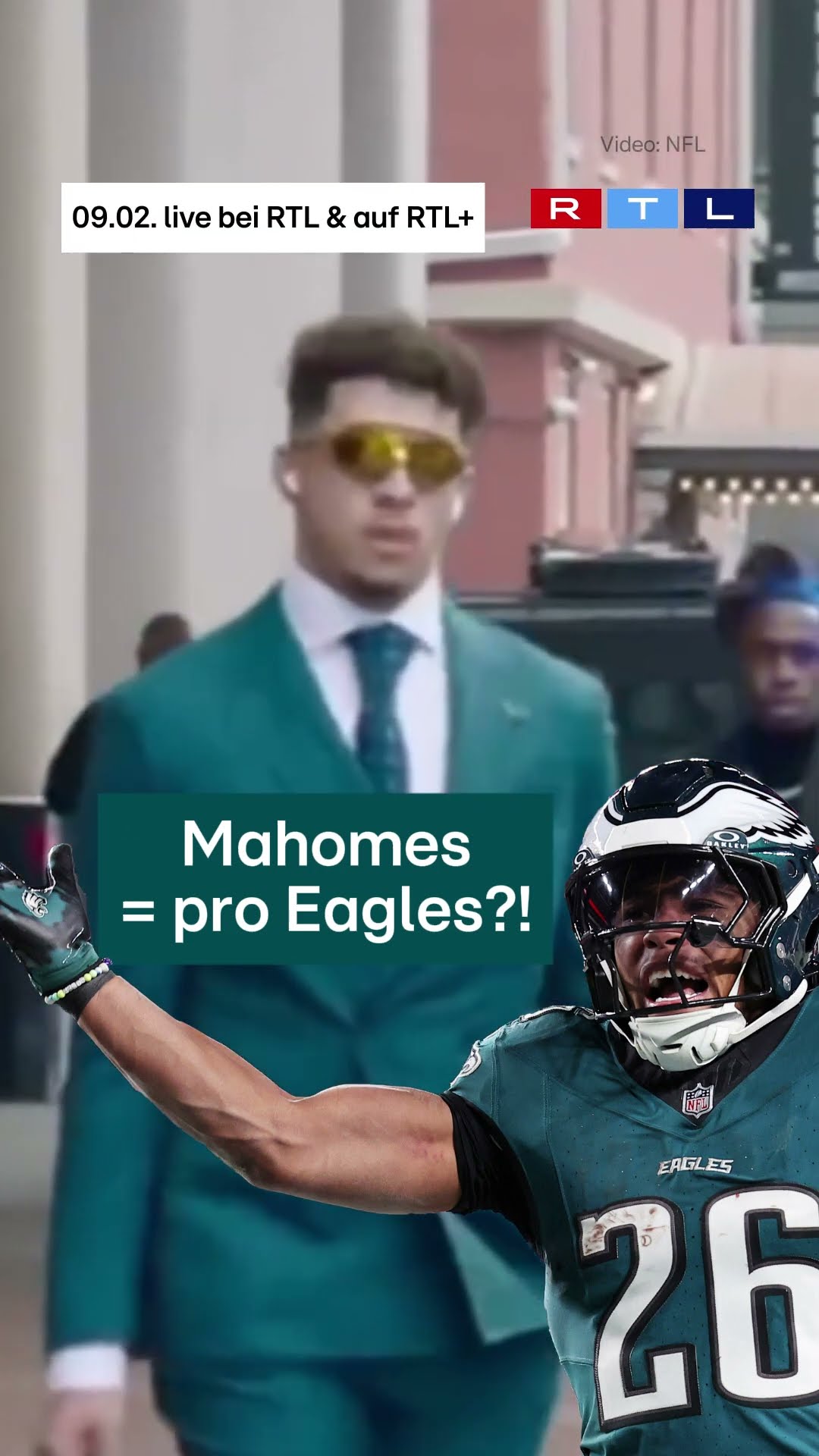 Mahomes goes Eagles?! ?
