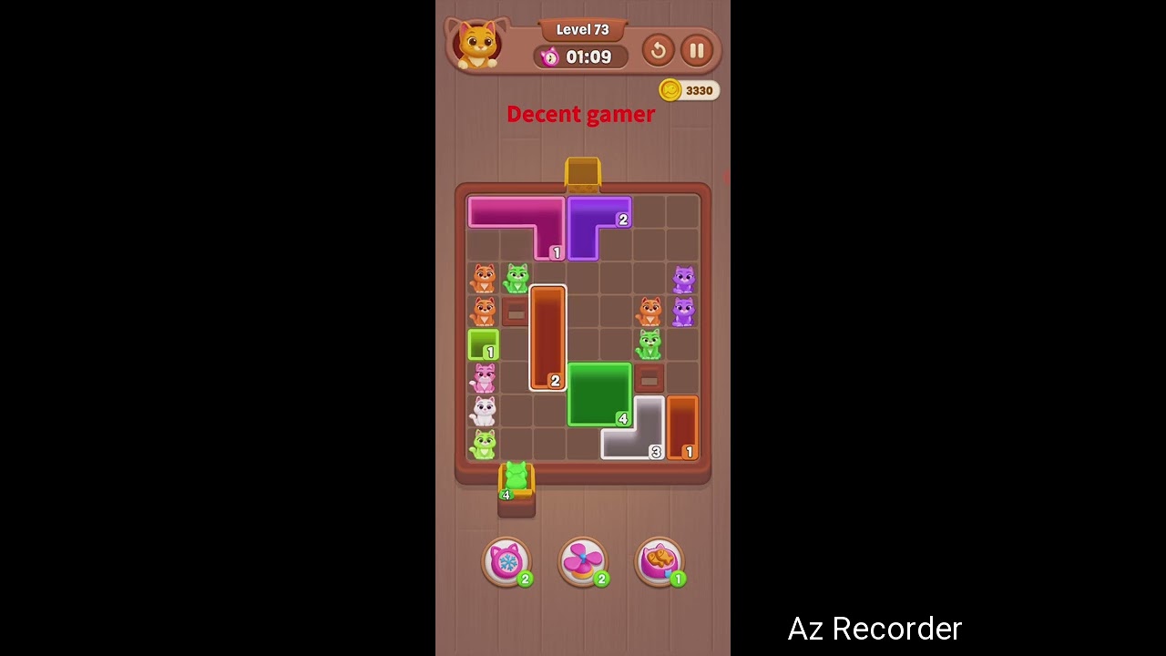 Catdom color hole level 73 Walkthrough solution 