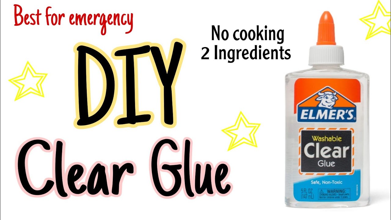 Diy clear glue/Homemade transparent glue/How to make glue at home