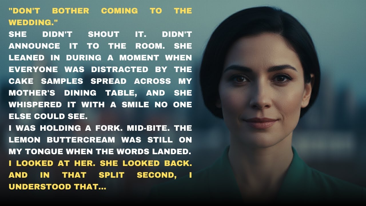 My Sister Whispered “Don’t Bother Coming to the Wedding - By Midnight, She Was Crying in My Driveway