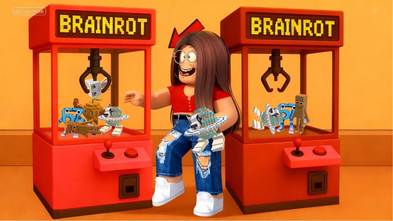 Brainrot Claw Machine | UNLI BRAINROT! | Roblox