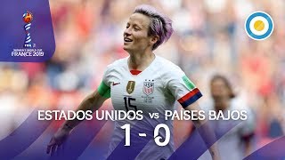 Gol de Estados Unidos ante Países Bajos (1 - 0) - Mundial de Fútbol Femenino FIFA 2019