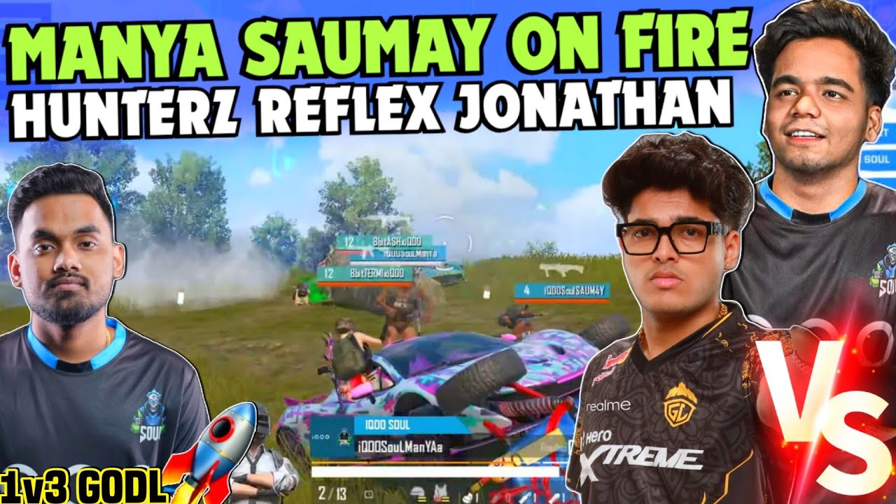 iQOOSouL Aggressive Wipes 😳 Manya & Saumay on Fire 🔥 SouL HunterZ ...