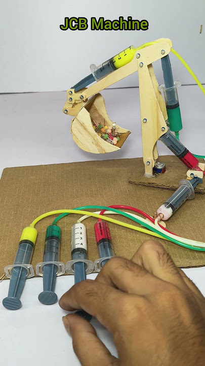 Homemade JCB Machine #JCB #project #science