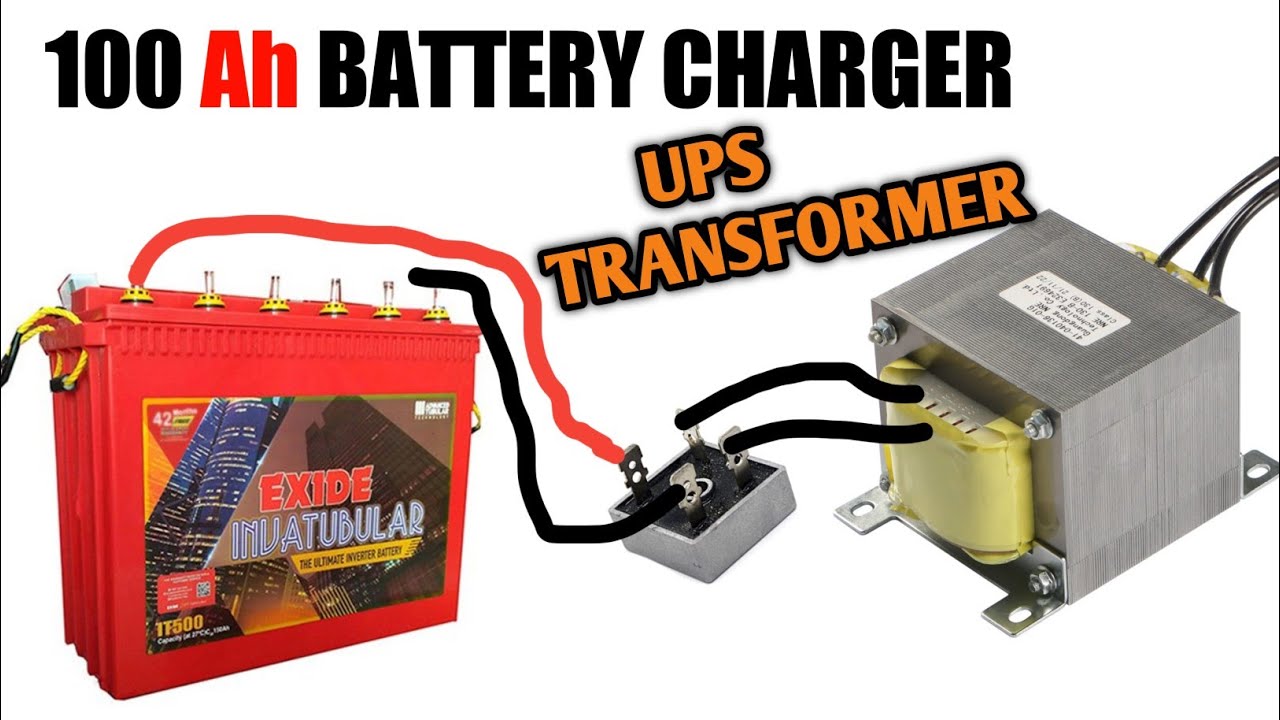 12V 100AH Battery Charger Ups Transformer Battery Charger 20Amp YouTube