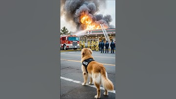 Animal warning to humans | Golden Retriever rescue child #dogs #rescue #animals #shorts