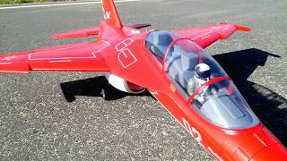 Freewing Yak-130 70mm EDF 12blade 初飛行 水平に飛ばす四苦八苦
