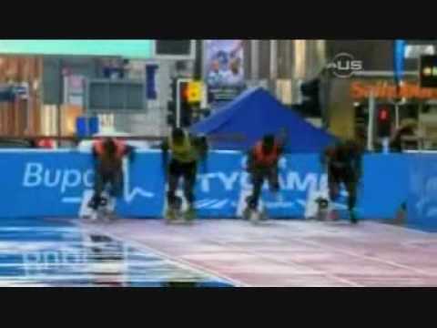 Usain Bolt's all 7 World Records 100m 9.72, 9.69, ...
