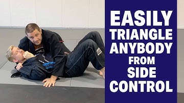 Easily Triangle Anyone From Side Control - Travis Stevens BJJ Techniques