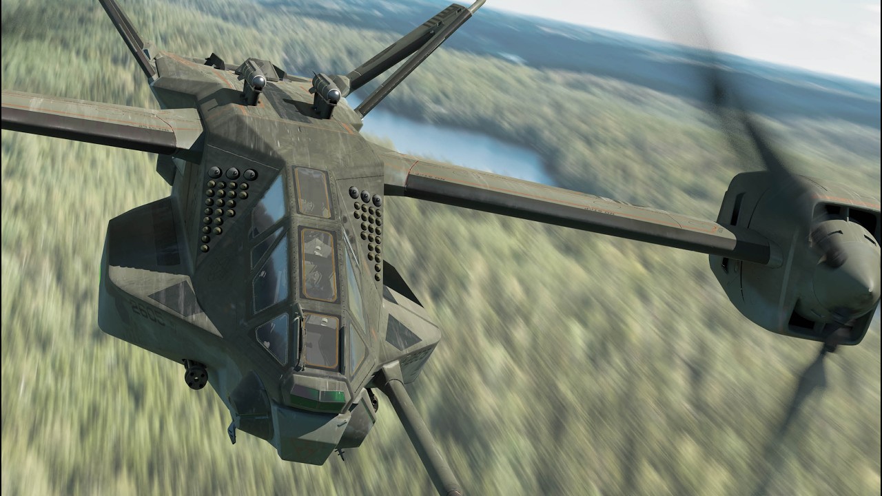 CHIMAERA - D Concept Combat Tiltrotor Aircraft