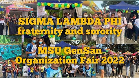 MSU GenSan Organization Fair 2022 - Sigma Lambda Phi