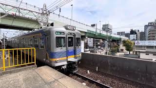 南海6000系6012F＋6300系6313F区間急行和泉中央行き今宮戎駅通過