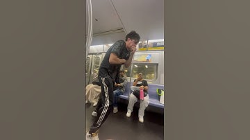 Thumbnail of VOMIT ON THE SUBWAY PT.2 #socialexperiment #funny #funnyprank #prank
