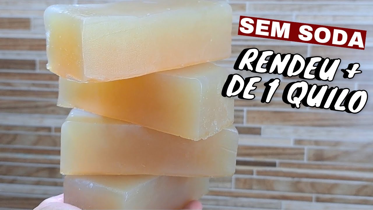 JUNTEI 2 INGREDIENTES NO SABÃO E RENDEU + QUE O TRIPLO  - SEM SODA  -  ECONOMIZE MUITO