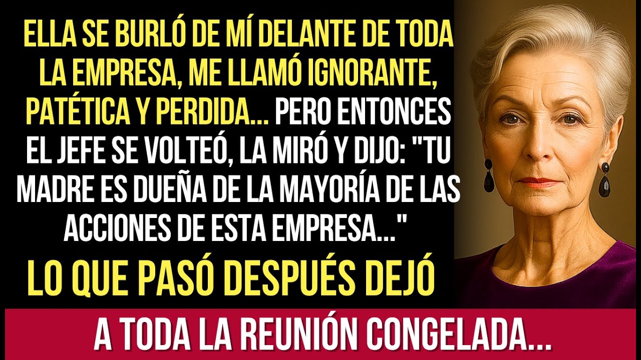 Mi Hija Se Burló De Mí Delante De Todo El Mundo, Su Jefe Dijo: 